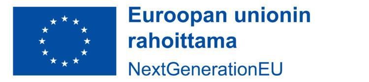 Euroopan unionin rahoittama. NextGenerationEU.